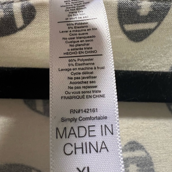 Lularoe Football Patterned Top - Picture 3 of 3